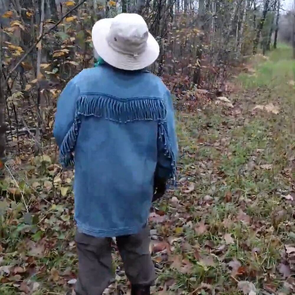 Vintage Learsi 90's Denim Jacket Fringe Yoke Arms 100% Cotton Faded size Small - Picture 3 of 15